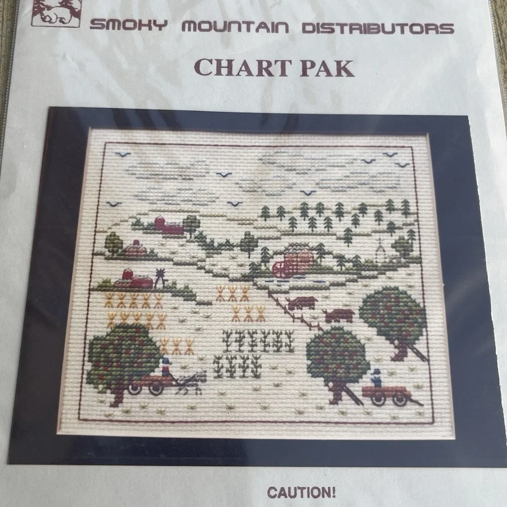 Smokey Mountain Distributors Chart Pak Cross Stitch Charts 4 Seasons Instruct